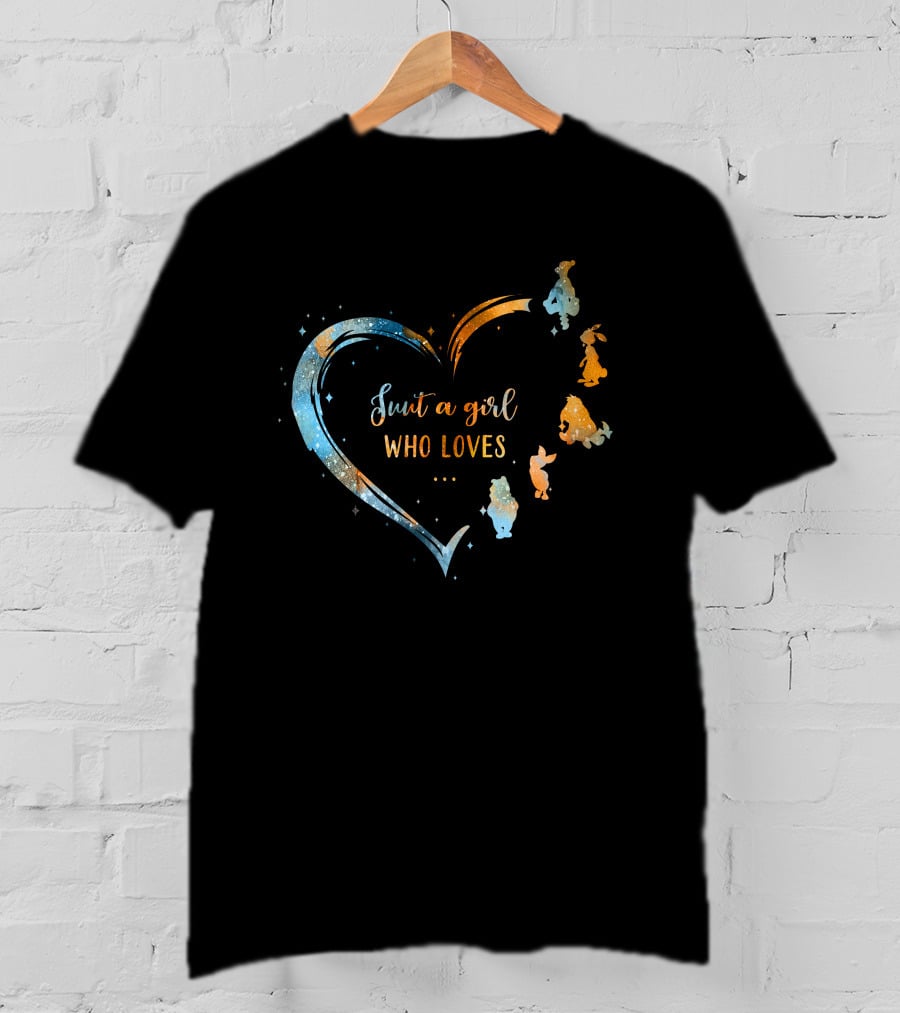 Just A Girl Who Loves Bears Heart T-Shirt
