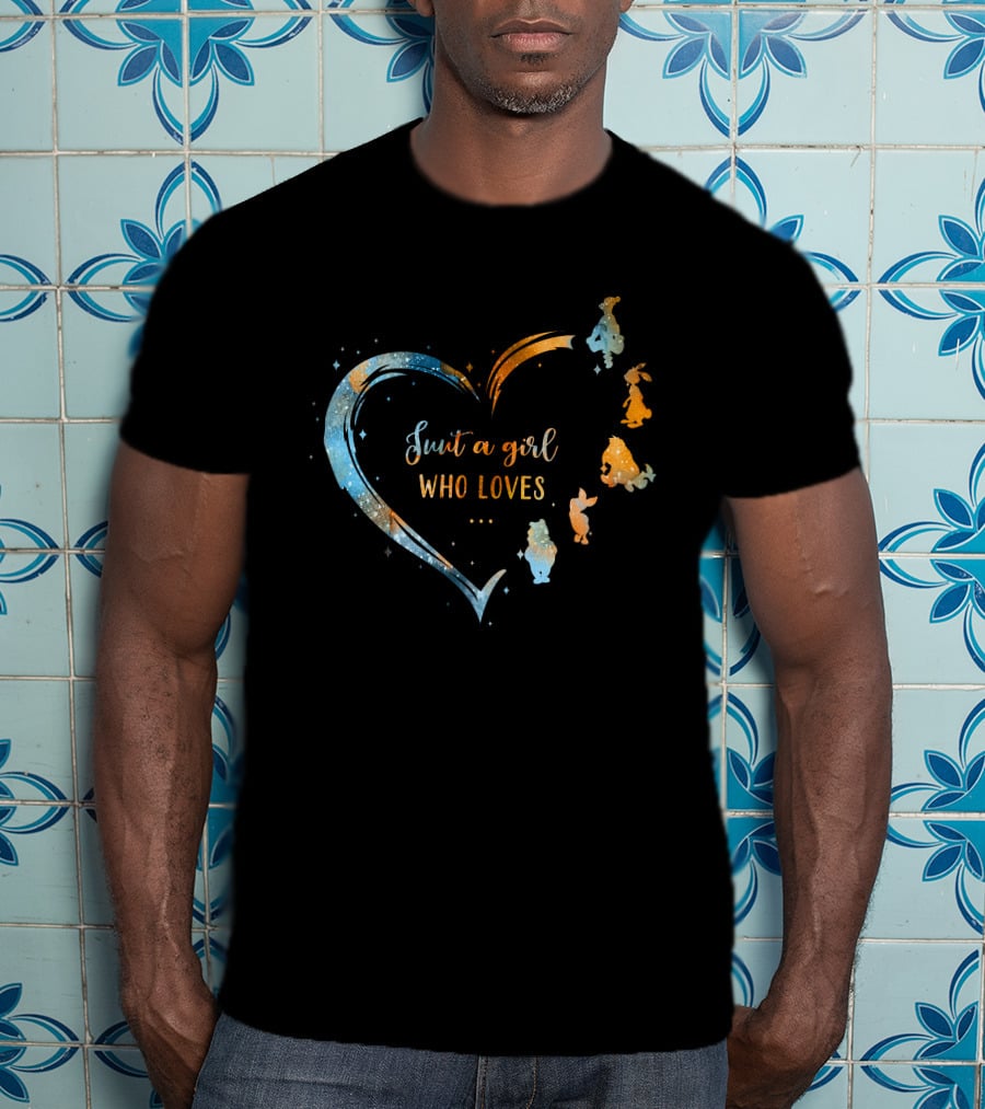 Just A Girl Who Loves Bears Heart T-Shirt