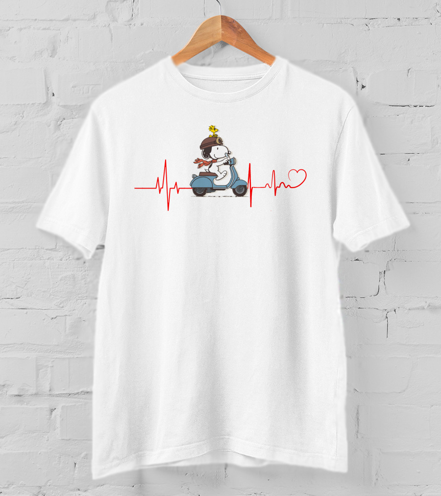 PN SCT Snoopy Scooter Heartbeat T-Shirt