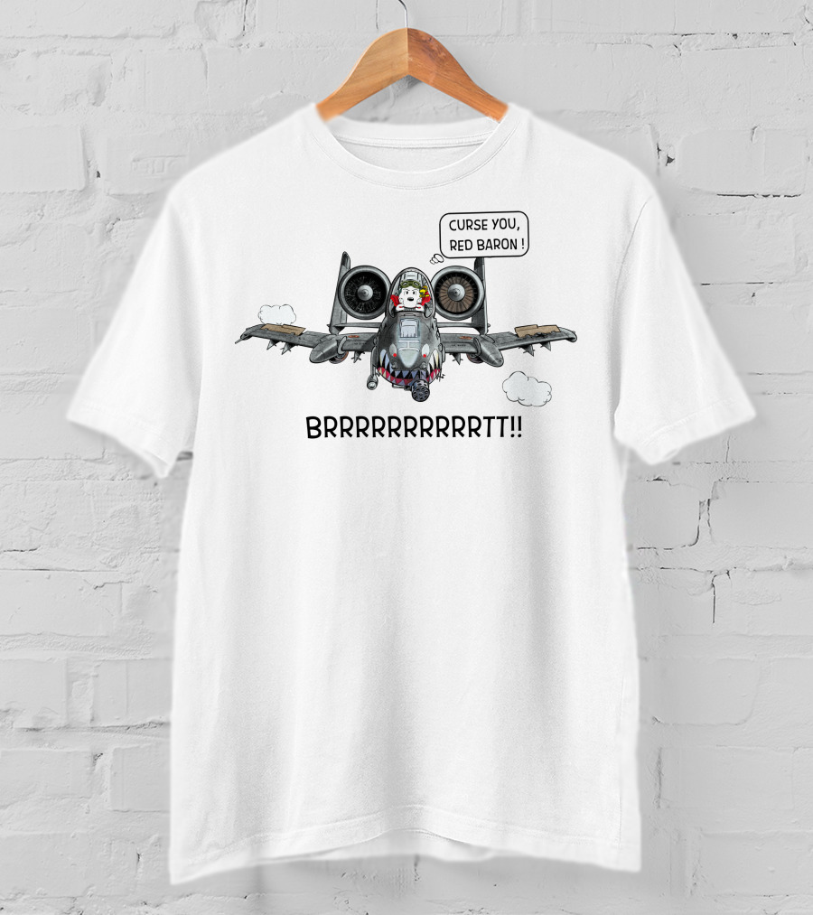 Curse You Red Baron BRRRRRRRRRRTT T-Shirt