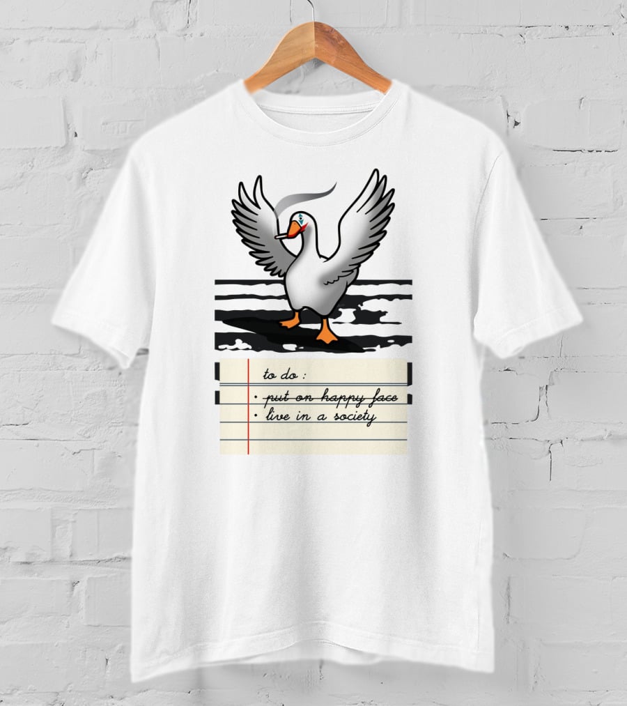 Honk Joker Put On Happy Face Live In A Society T-Shirt