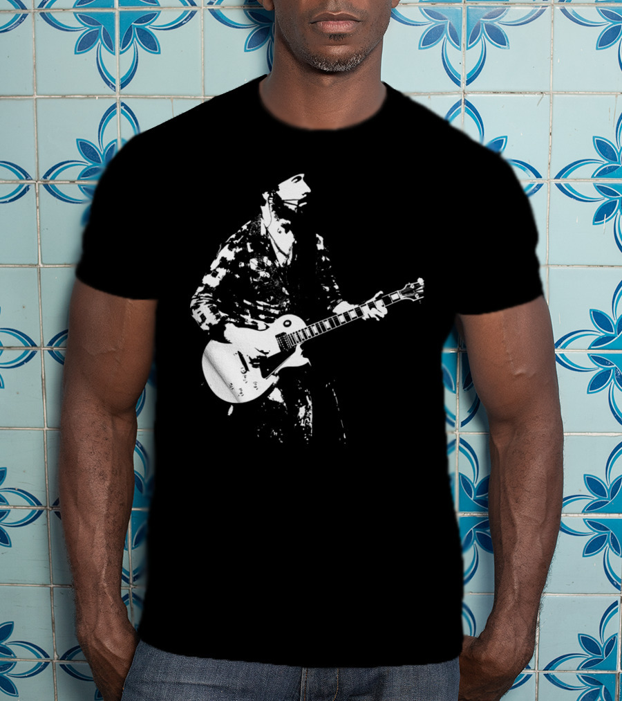 Mens Guitar Player Iconic Style Les Paul T-Shirt