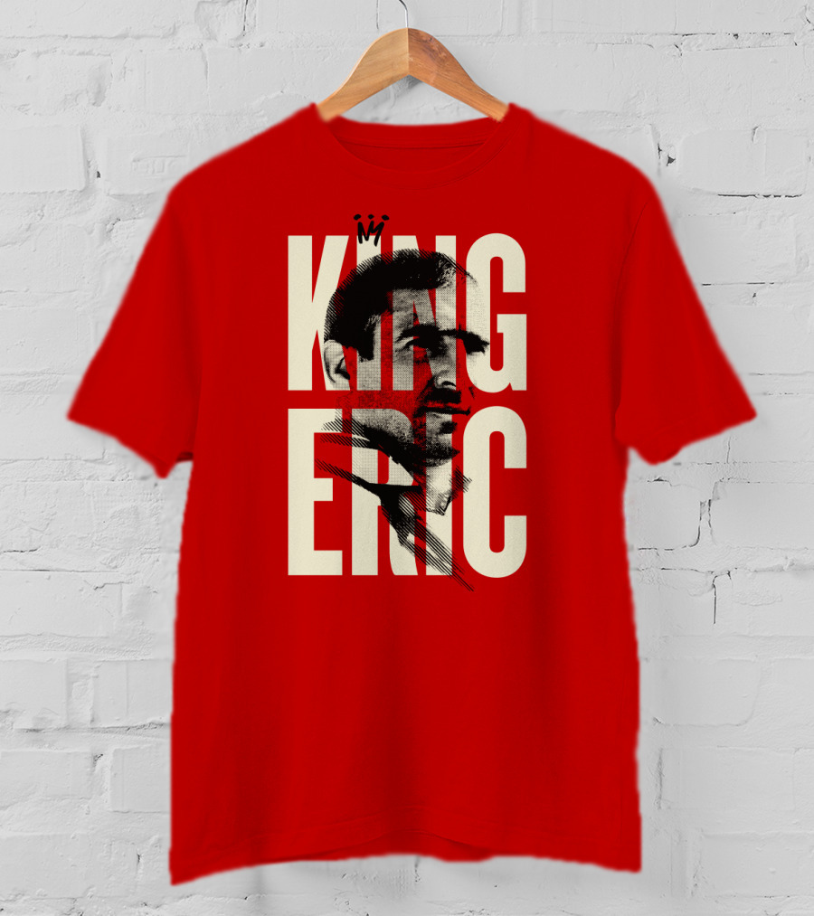 King Eric Legend Footballer Icon Red Majesty T-Shirt