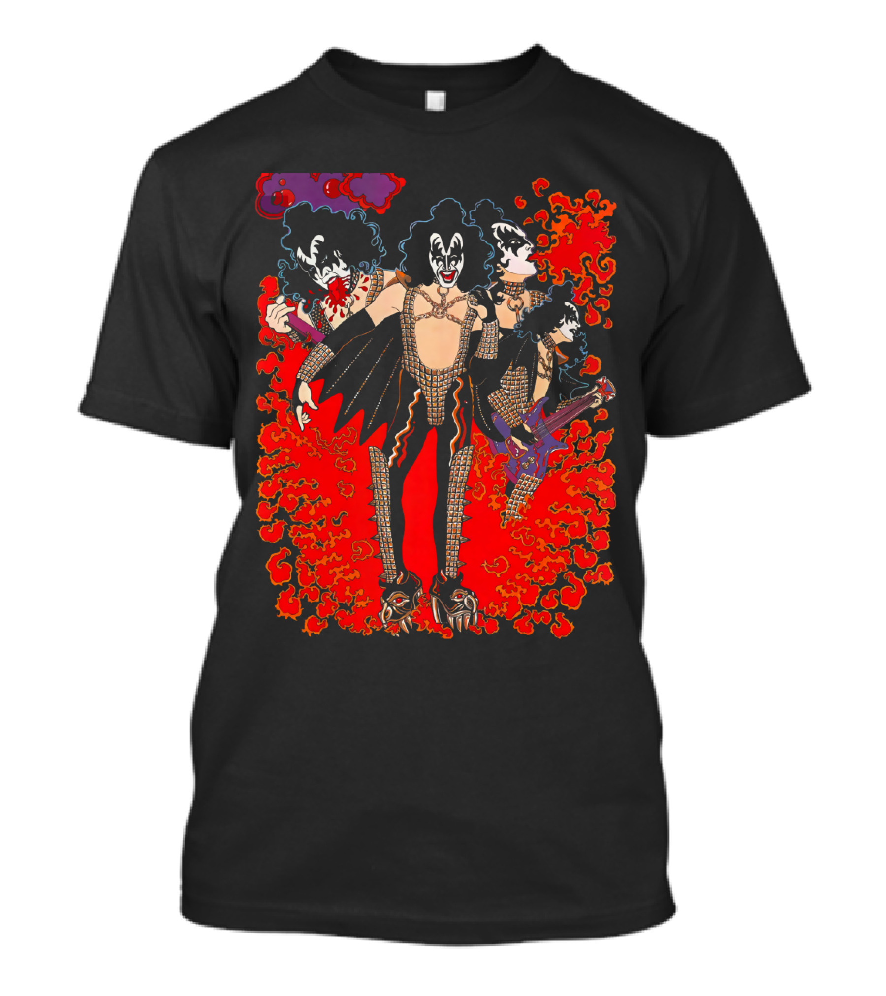 GS1 Solo Rock Musician Iconic Face Paint And Costume T-Shirt