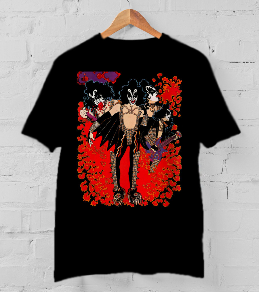 GS1 Solo Rock Musician Iconic Face Paint And Costume T-Shirt