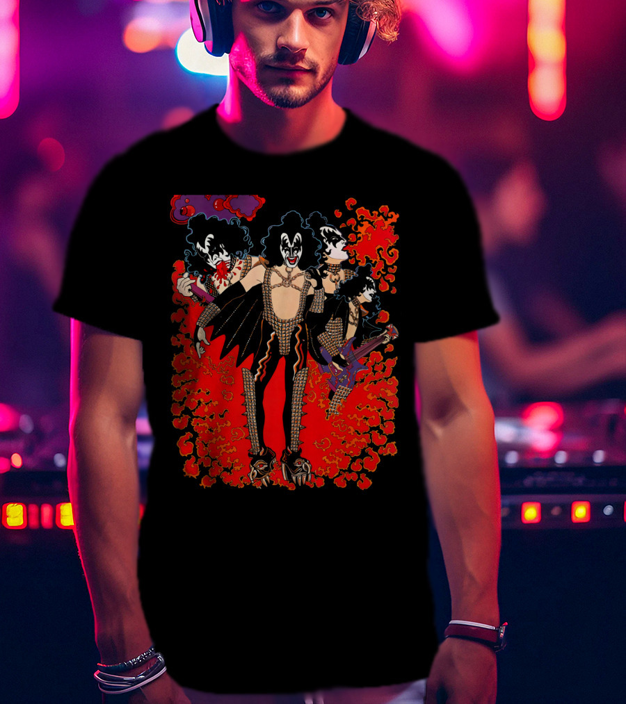 GS1 Solo Rock Musician Iconic Face Paint And Costume T-Shirt