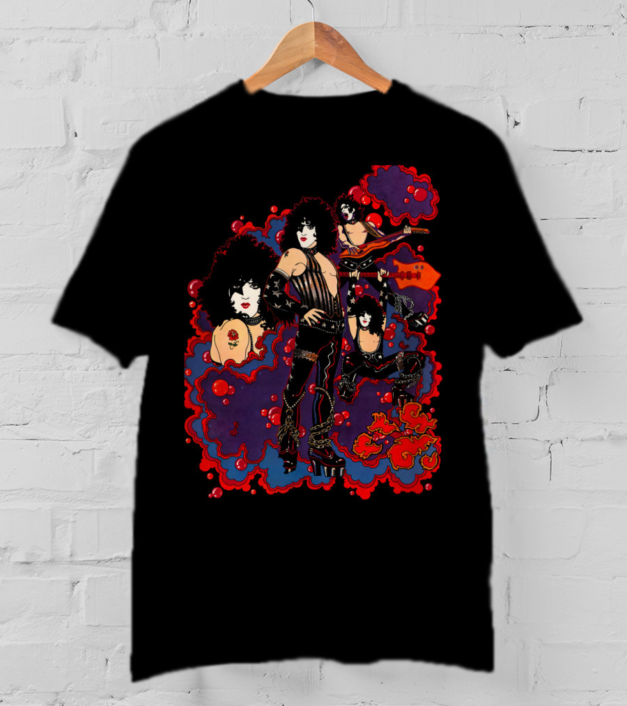 PS1 Solo Paul Stanley Kiss Retro Comic T-Shirt