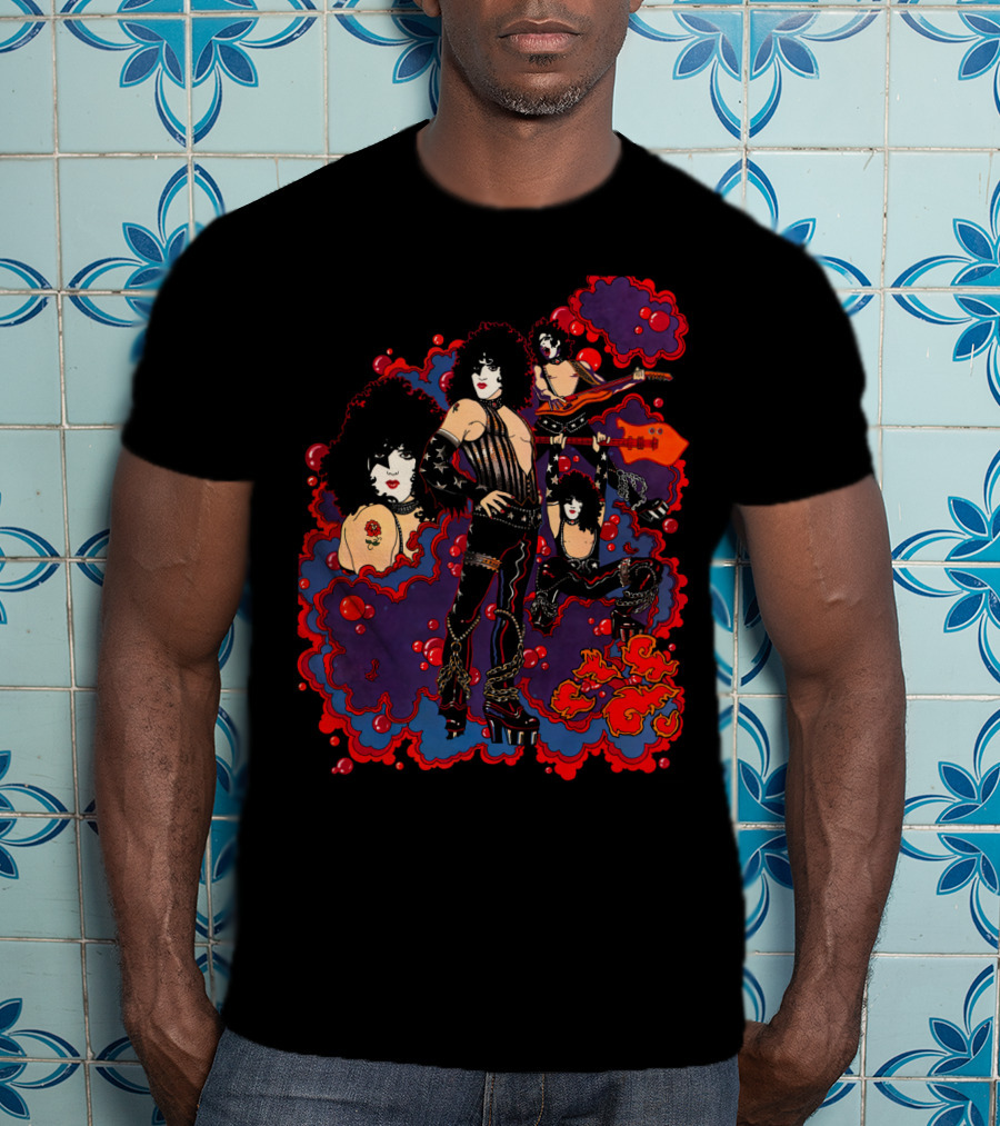 PS1 Solo Paul Stanley Kiss Retro Comic T-Shirt