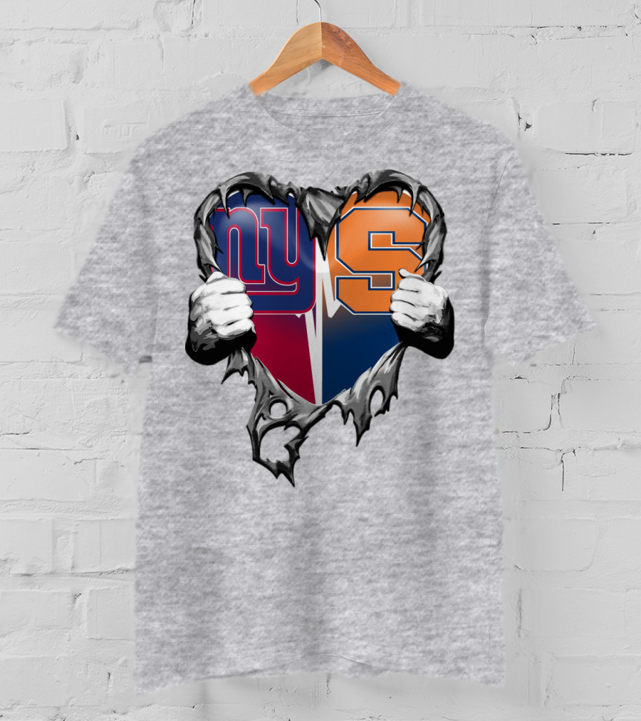 Ny Giants Syracuse Heart T-Shirt