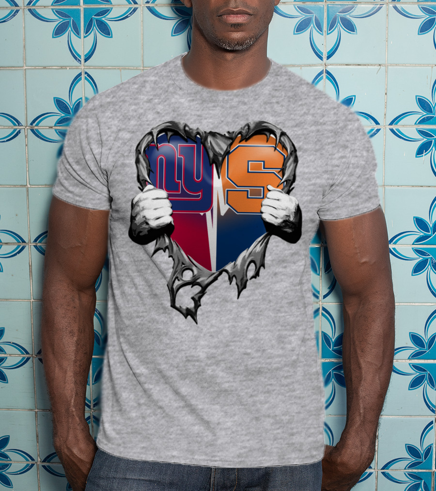 Ny Giants Syracuse Heart T-Shirt