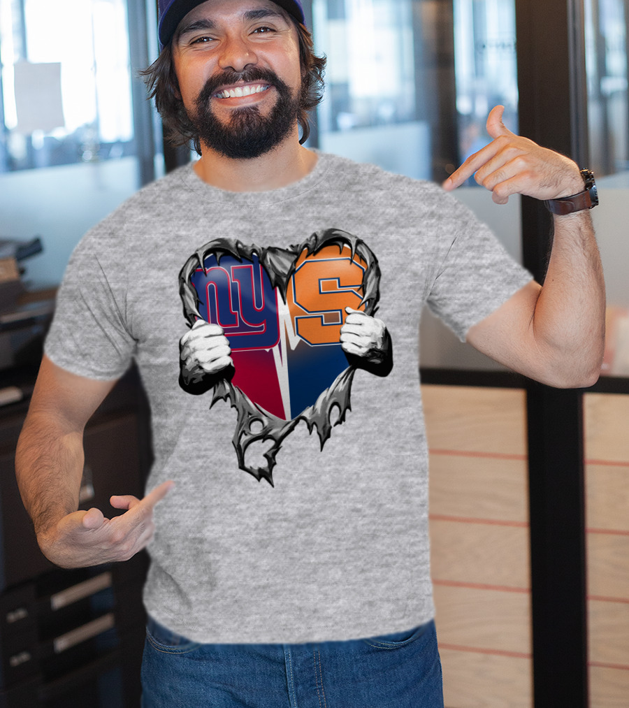 Ny Giants Syracuse Heart T-Shirt