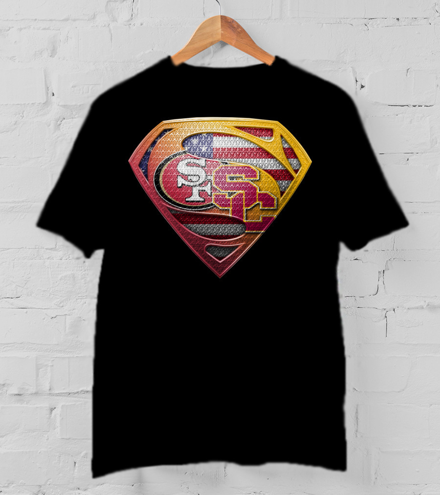 Sf Usc Super Shield United States Flag T-Shirt