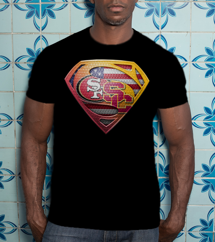 Sf Usc Super Shield United States Flag T-Shirt