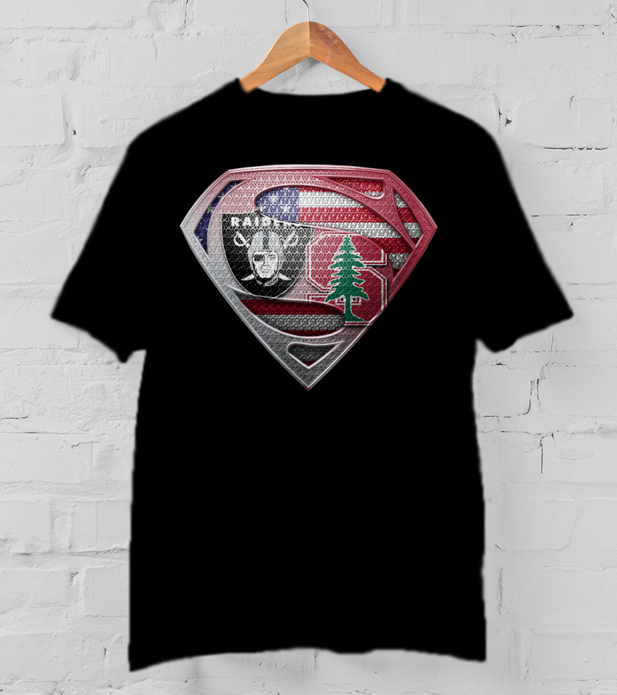 Raiders Stanford Lebanon Usa Superman T-Shirt