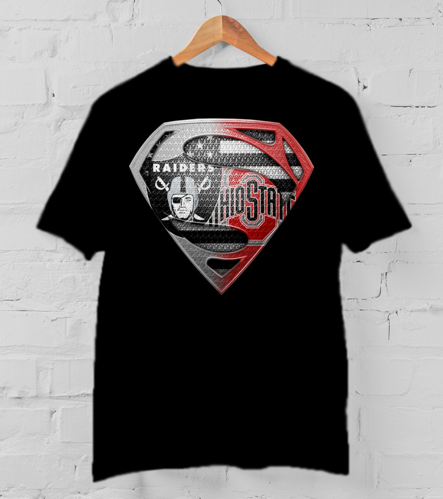Ohio State Raiders Superman Logo Fusion T-Shirt