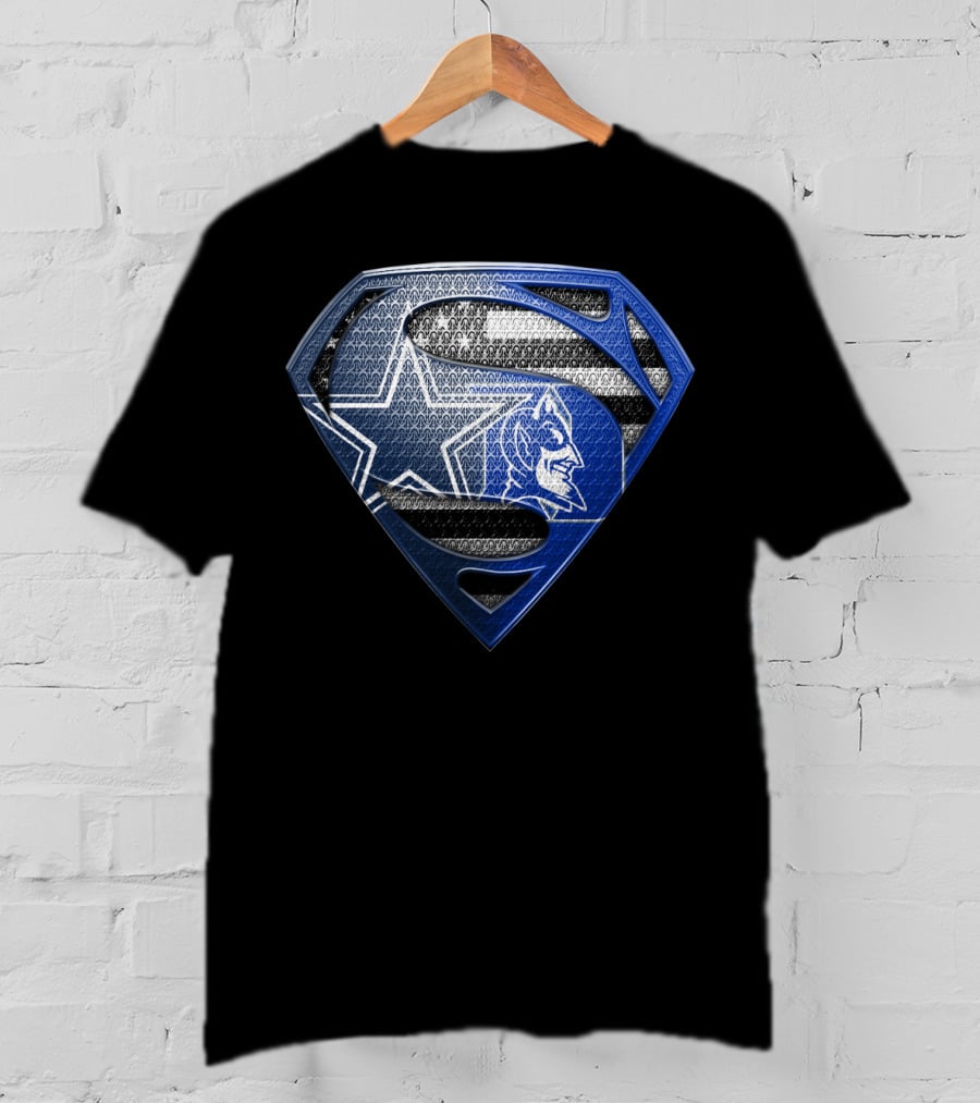 Superman Blue Star Wolf T-Shirt
