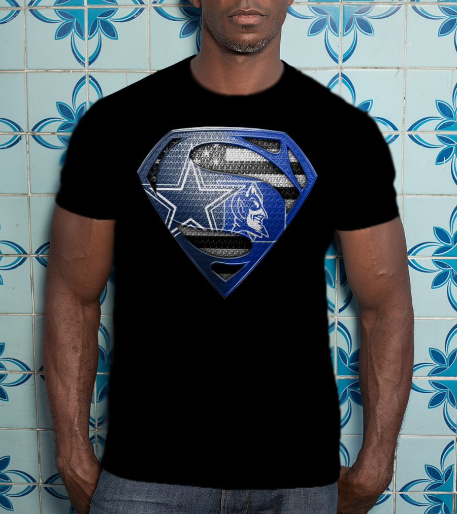 Superman Blue Star Wolf T-Shirt