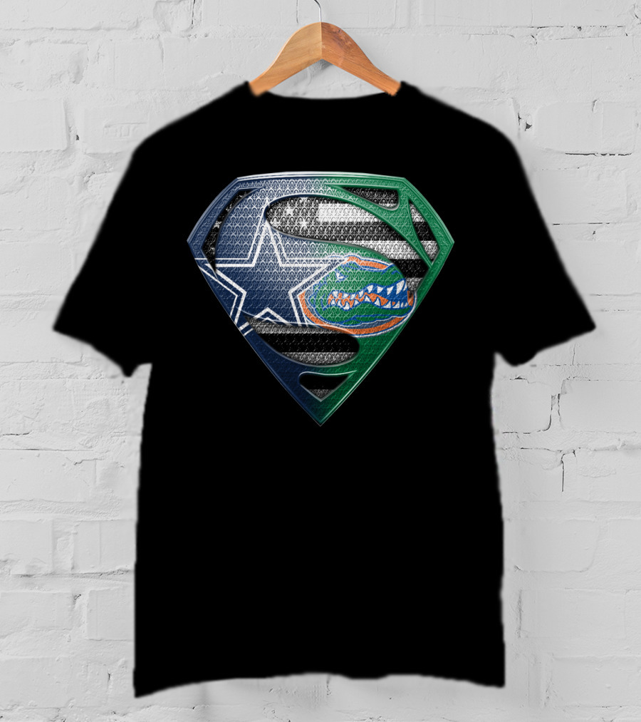 Dallas Cowboys Florida Gators Superman T-Shirt