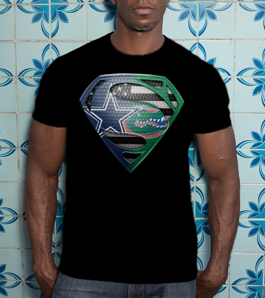 Dallas Cowboys Florida Gators Superman T-Shirt