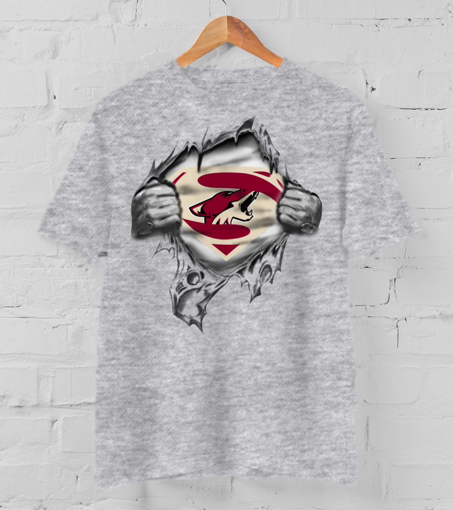 Arizona Coyotes Superhero T-Shirt