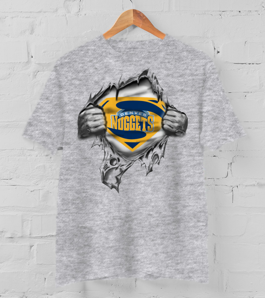 Denver Nuggets Superhero Emblem Burst T-Shirt