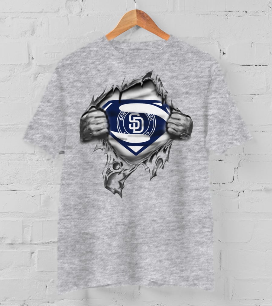 San Diego Superhero Fan Logo Badge T-Shirt