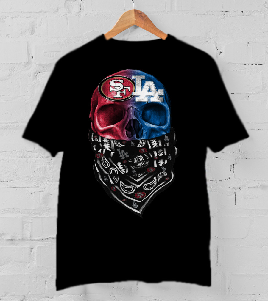 SF LA Skull Bandana DSK 002 T-Shirt