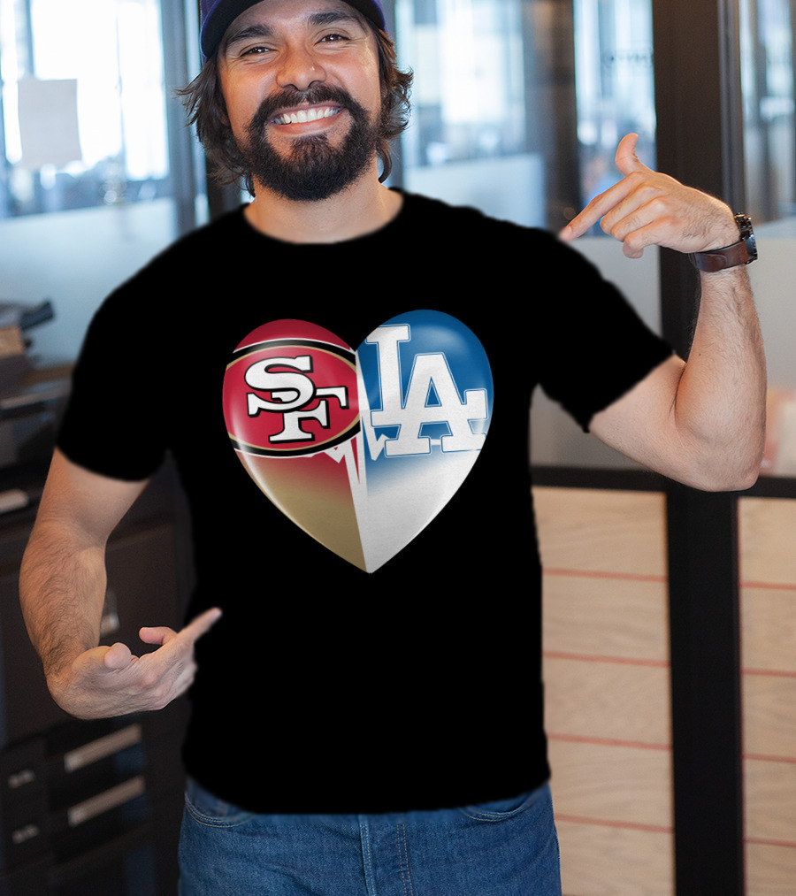 SF LA Heartbeat Rivalry T-Shirt