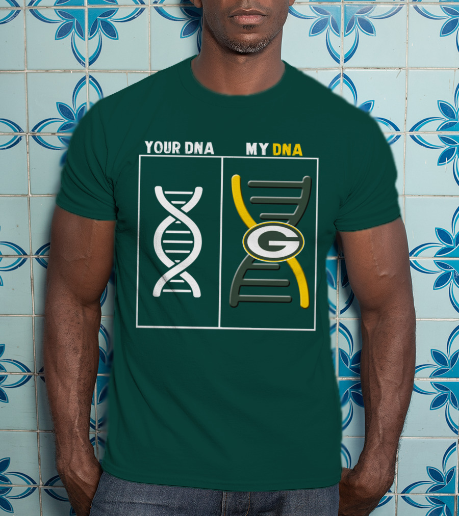 Green Bay Packers Your Dna My Dna T-Shirt