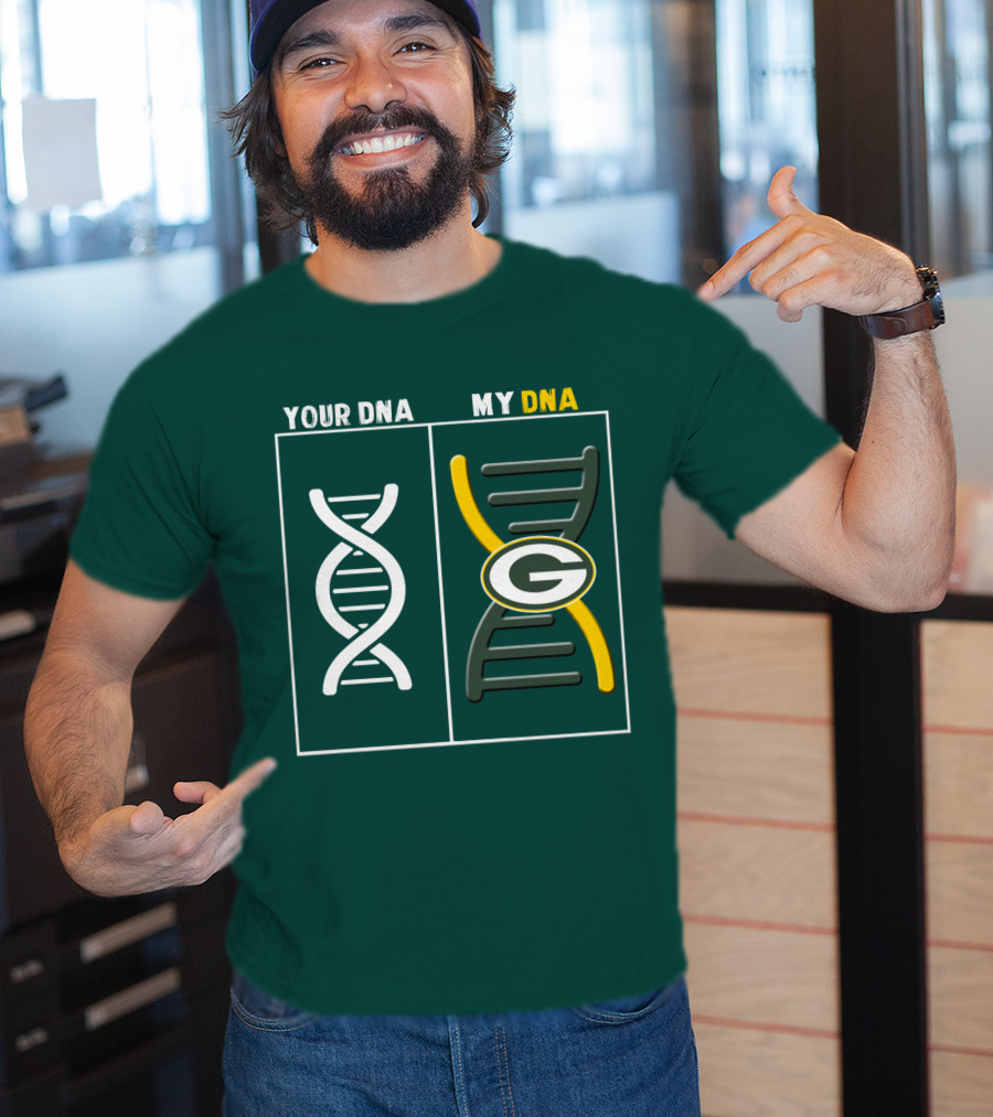 Green Bay Packers Your Dna My Dna T-Shirt