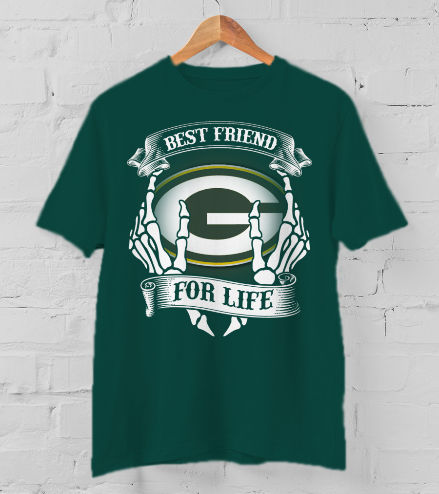 Best Friend For Life Green Bay Packers T-Shirt