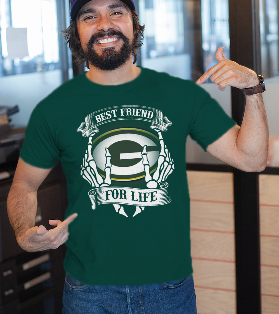 Best Friend For Life Green Bay Packers T-Shirt