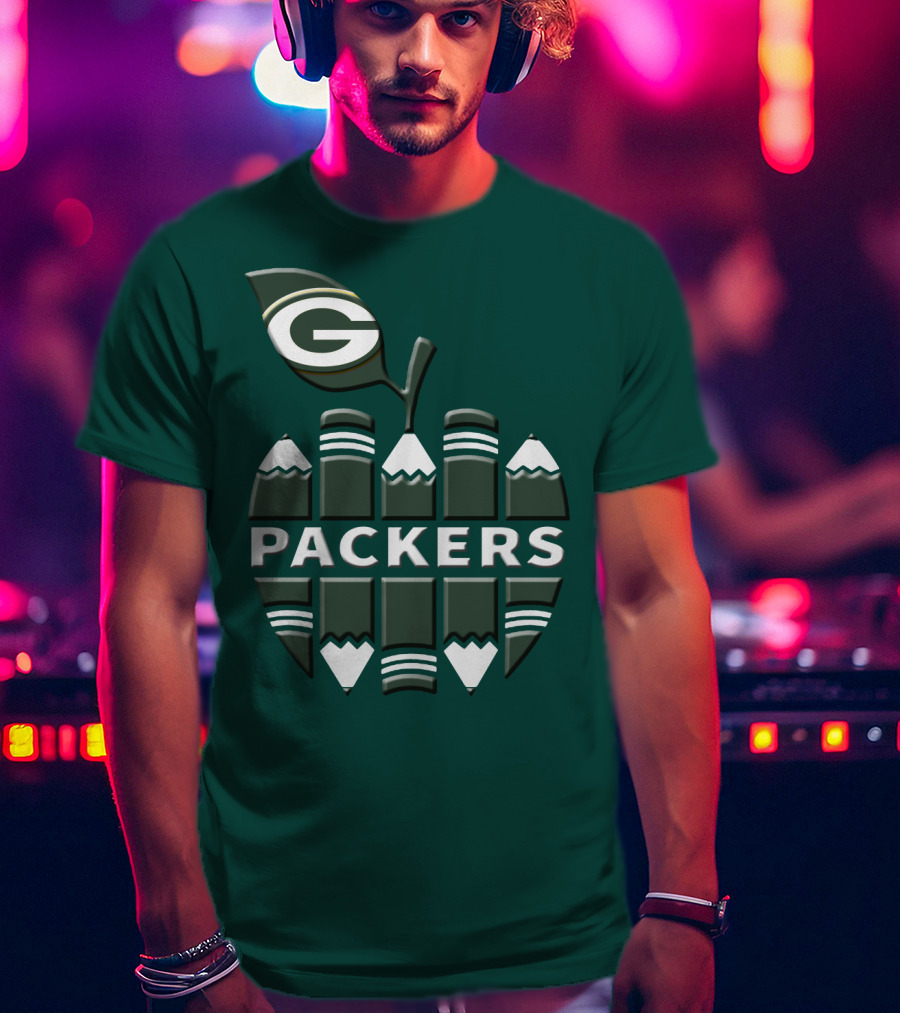 Packers Pencil Apple T-Shirt