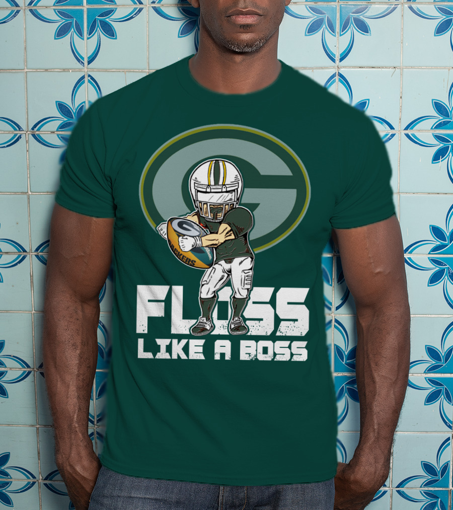 Green Bay Packers Floss Like A Boss T-Shirt