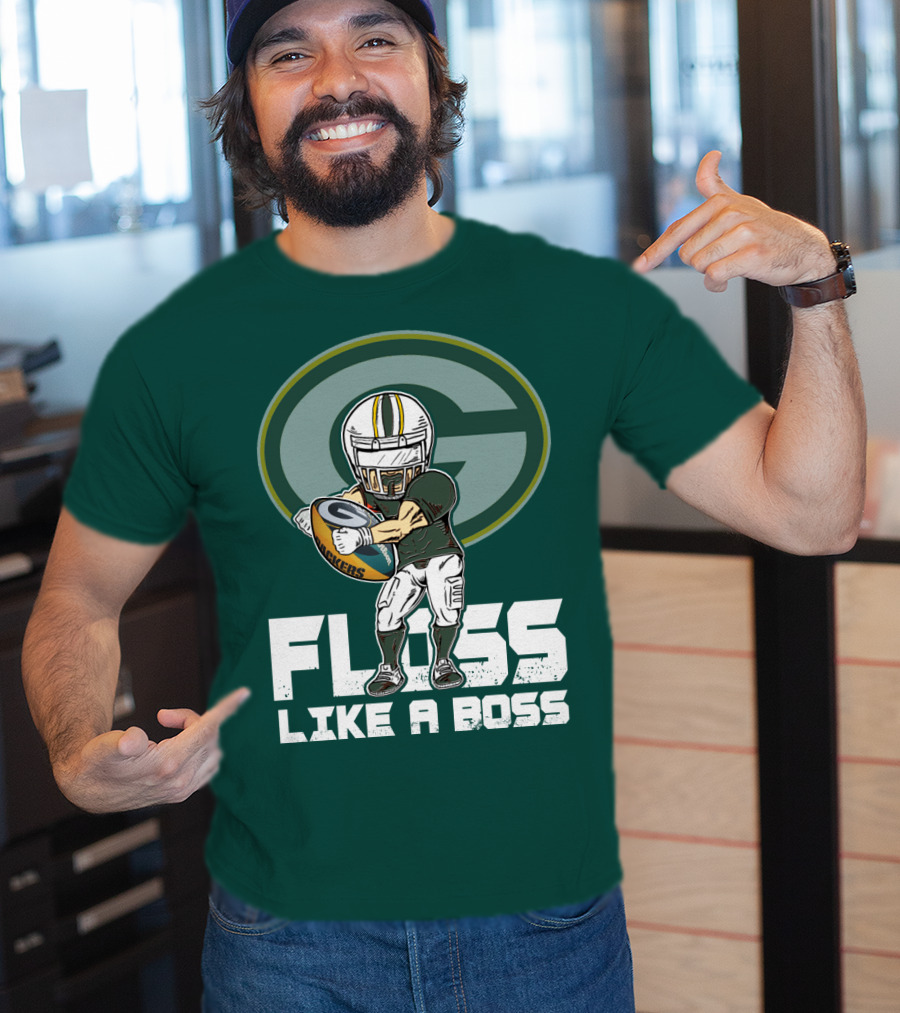 Green Bay Packers Floss Like A Boss T-Shirt