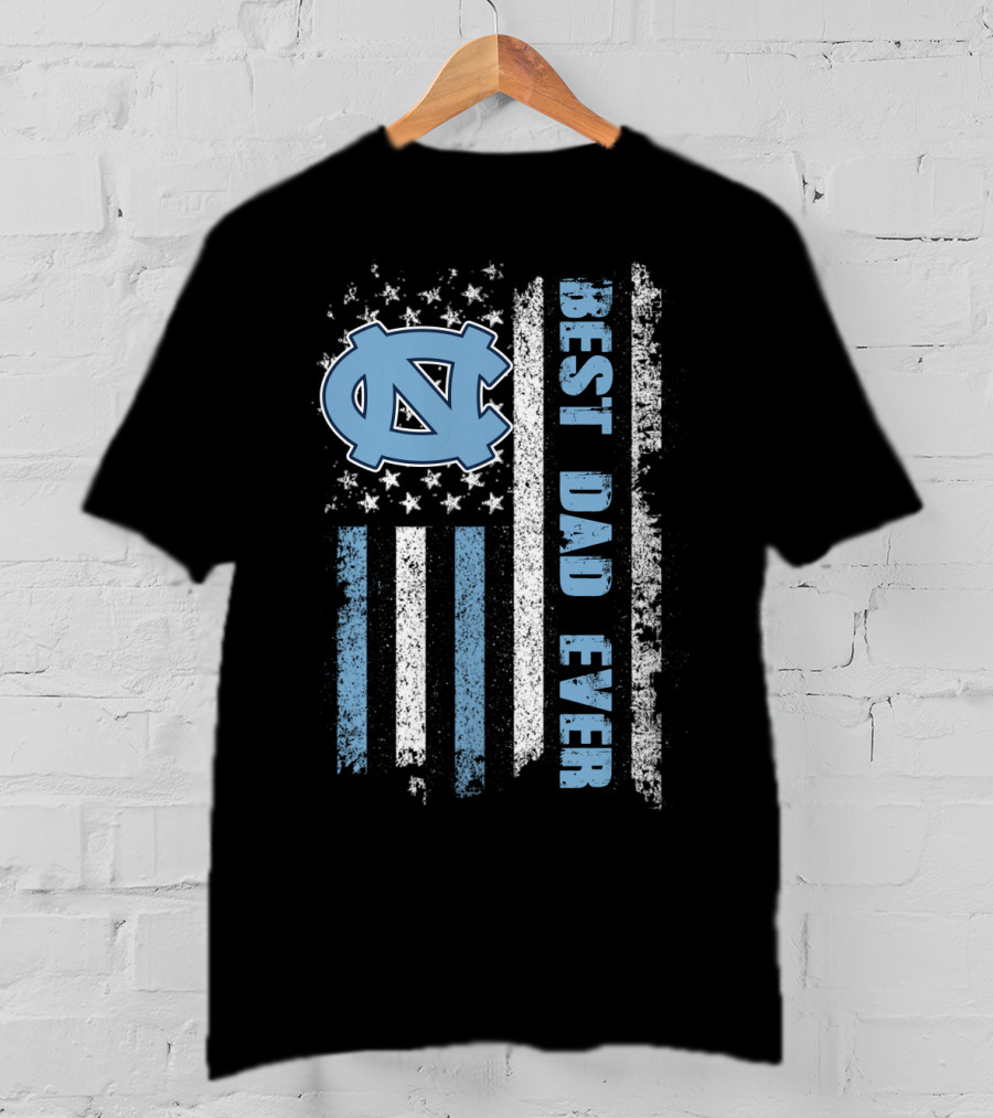Best Dad Ever North Carolina Flag Evd 091 T-Shirt