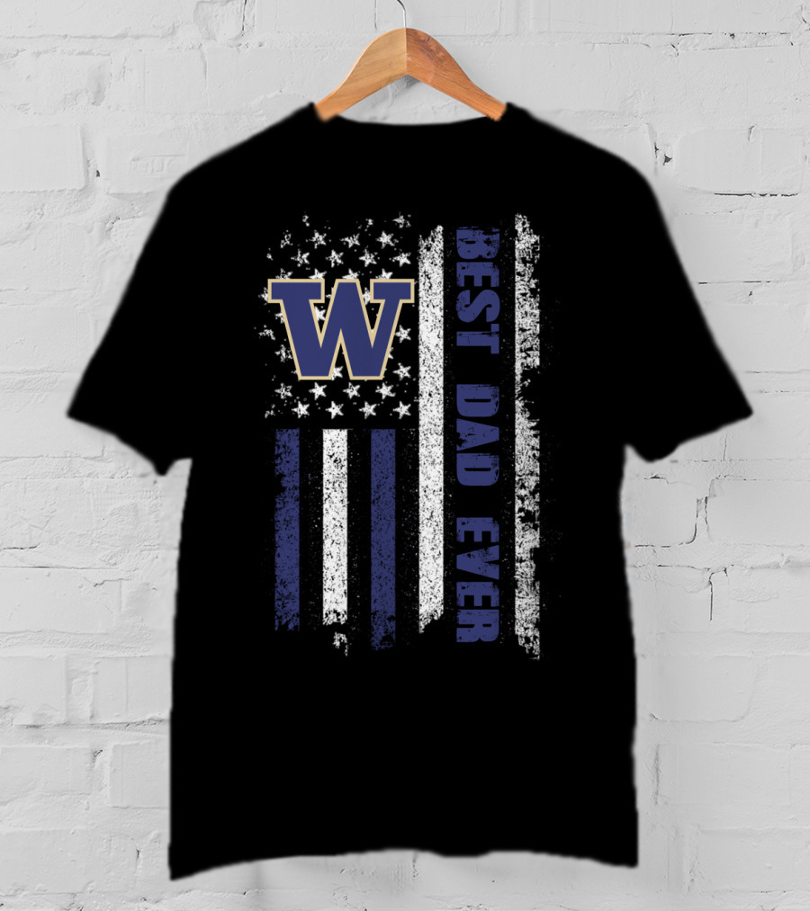 Washington Best Dad Ever Evd 070 T-Shirt
