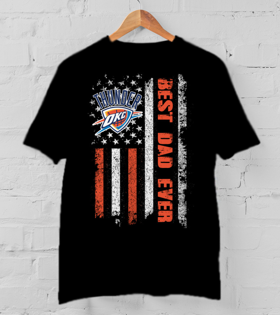 Thunder Okc Best Dad Ever Evd 031 T-Shirt