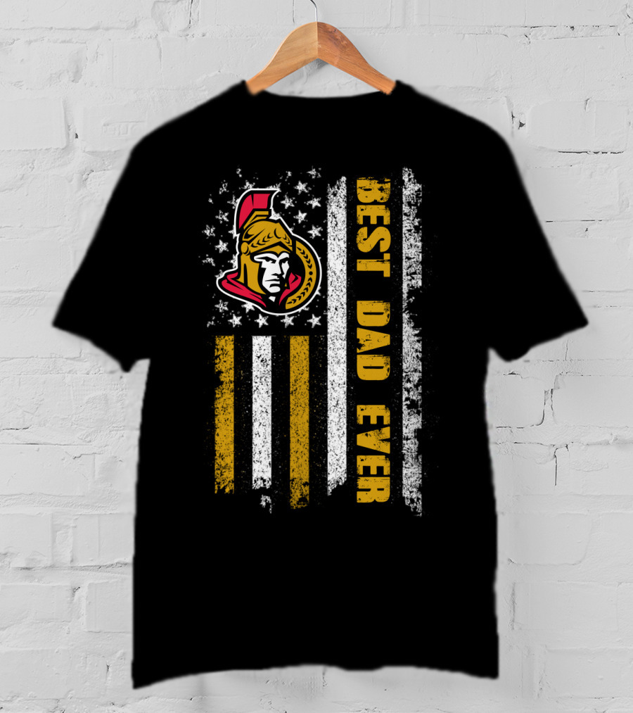 Ottawa Senators Best Dad Ever Evd T-Shirt