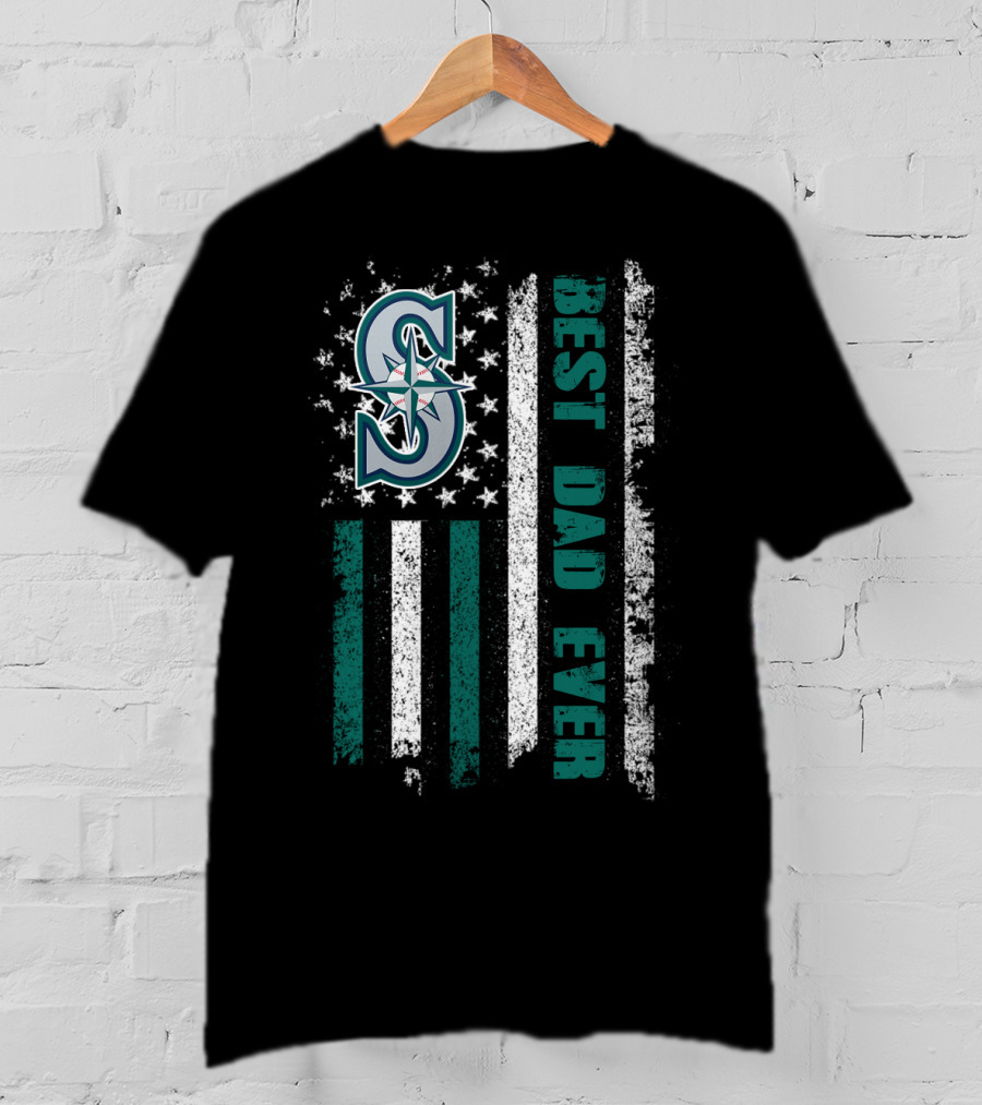 Seattle Mariners Best Dad Ever T-Shirt