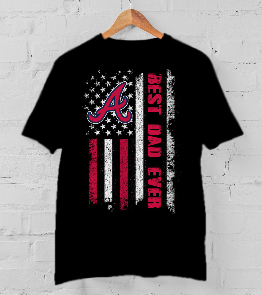 Atlanta Best Dad Ever Evd 001 Patriotic Flag T-Shirt