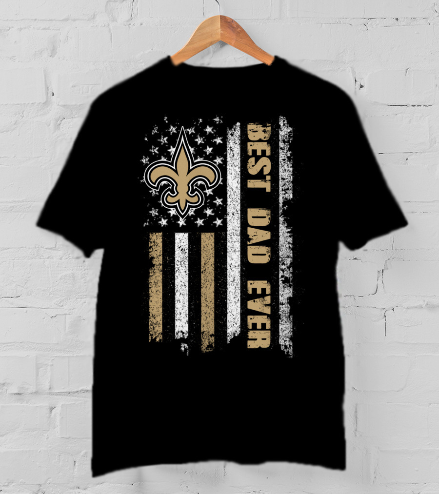 New Orleans Saints Best Dad Ever Evd 132 T-Shirt