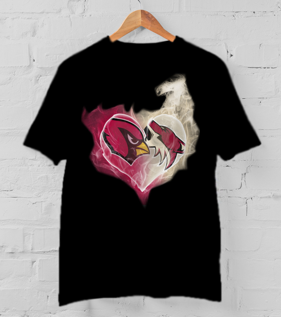 Arizona Cardinal Heart Fusion T-Shirt