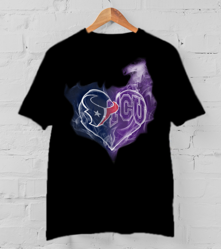 Houston Texans Tcu Heart T-Shirt