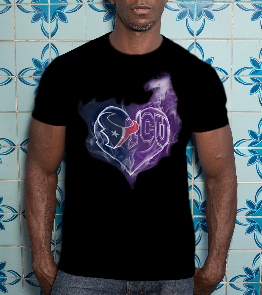 Houston Texans Tcu Heart T-Shirt