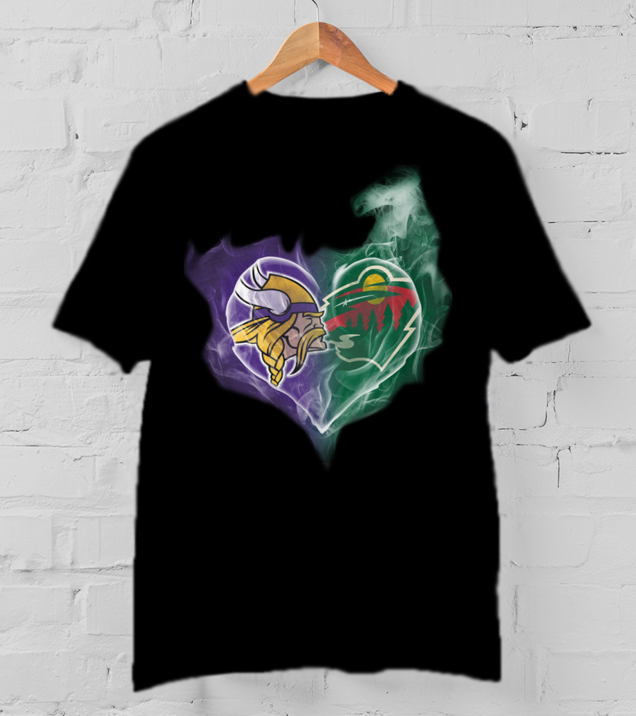 Minnesota Vikings Wild Heart T-Shirt