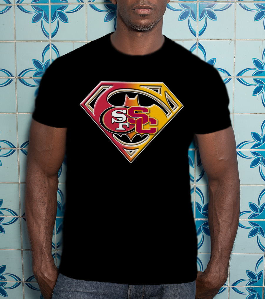 Sf Sc Superman Batman T-Shirt