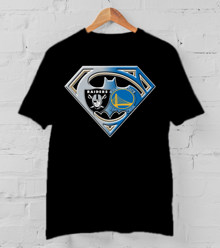 Superman Batman Raiders Warriors T-Shirt