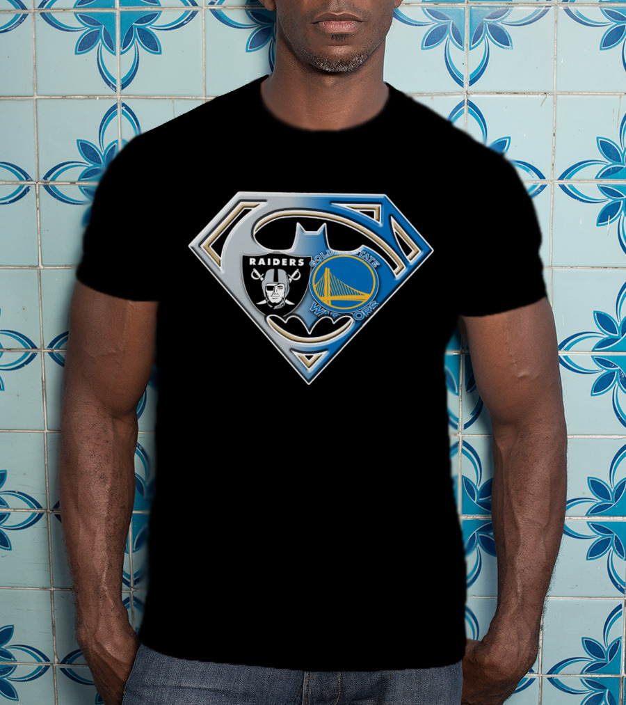 Superman Batman Raiders Warriors T-Shirt