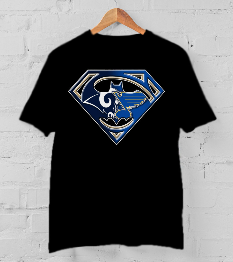 Superman Rams Blues Fusion T-Shirt
